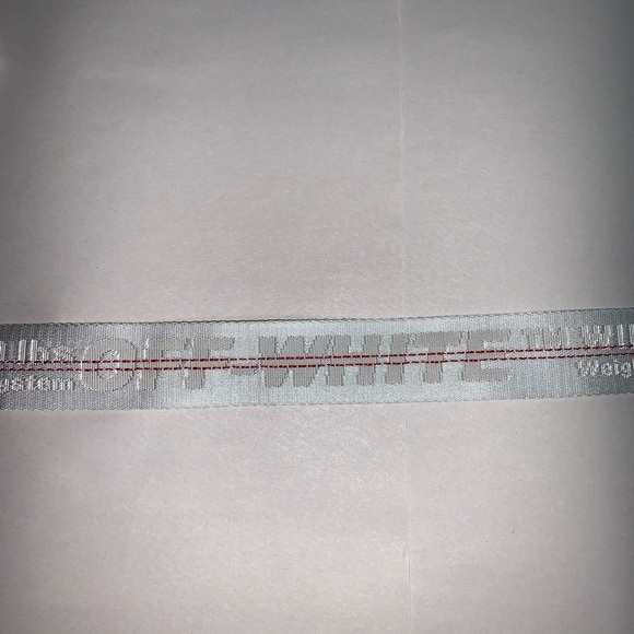 OFF-WHITE one size Safety White Nylon Web BELT - Picture 11 of 11